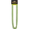 Unique Party 95141 - Metallic Lime Green Bead Necklaces, Pack