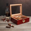 Premium Cigar Humidor for 25-50 Cigars - Elegant Humidor humidor