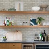 STICKGOO 10-Sheet Subway Tile Cream Peel and Stick Backsplash, Beige