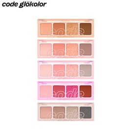 CODE GLOKOLOR Mood Touch Mini Eye Palette 2.3g, Color:01 Cocoa Sand