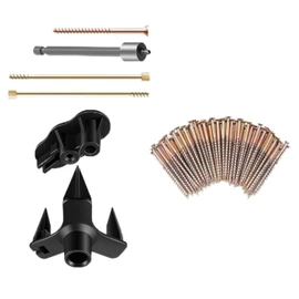 Squeaky Floor Repair Kit, Eliminates Floor Squeak Fit Most Carpet Hardwood Floors, Wood Floor Fixer with 5 Tools and 50 Screws, Woodworking Project Kits for Fix Floors