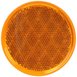 Peterson Manufacturing v475a amber 3-3/16" round reflector