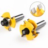 BAIDETS 1/2" Tongue and Groove Router Bits - Set of