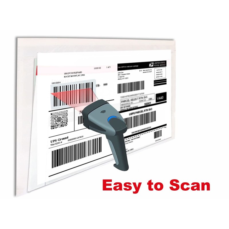 JeeJaan® 100 Pcs of Plain Document Enclosed Wallets A5-225 x