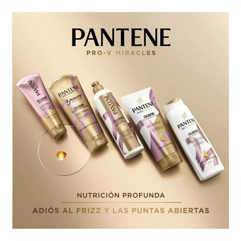 Pantene Shampoo + Acondicionador Colágeno Cabello Dañado Y Seco
