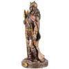 Miniature Figurine German God Loki Bronze Hand-Painted by Veronese