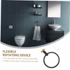 LALAFINA Wall Mounted Stainless Steel Towel Ring Hand Towel Holder