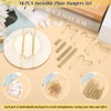14 Pieces Plate Hangers for Wall - 6/8/10/12 Inch Invisible
