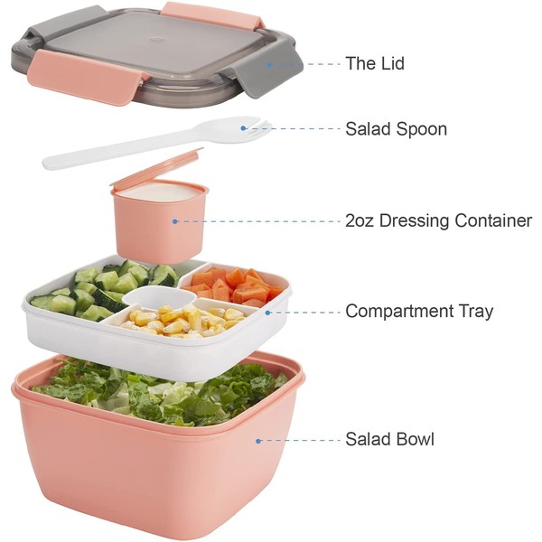 Cocior Lunch Box, Microwave Heated, Picnic Box, Food Storage Containers