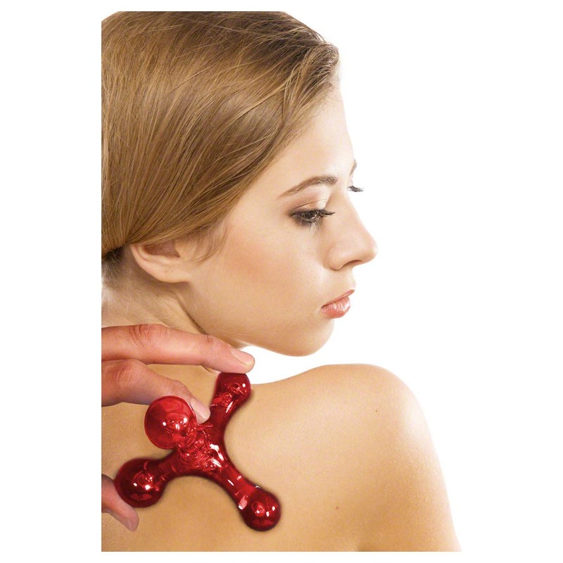 Jacknobber 2 Massagehilfe Massageroller Massagegerät Selbstmassage Rückenmassage