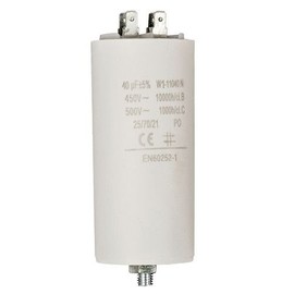 CABLEPELADO Start Capacitor for Electric Motor | Permanent Capacitor | Single Phase | 4 Ports | Suitable for Pumps, Compressors, Washing Machines, Air Machines | 450 VAC | 40.0 uF