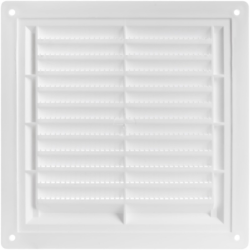 ECOPRO VENT / 4" x 4" Inch Inside Measurement/White Plastic
