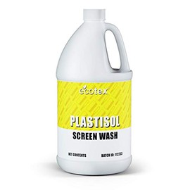 Ecotex® Plastisol Screen Wash (Gallon - 128oz.)- Use in Sink and on Screen Printing Press - Degreaser and Degradant Cleaner for Screen Printing Inks - Silk Screen Ink Remover for Plastisol Ink