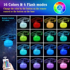 SHWKMOPPE Car Night Light Gifts for Kids 3D Cybertruck Lamp Kids Bedside Lamp 16 Color Change Decor Lamp with Remote & Smart Touch, Gifts for Christmas Birthday Boys Girls