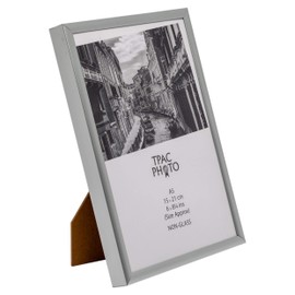 Hampton Frames ALUMINIUM Poster Certificate Photo Frame Silver A5 (15x21cm) Approx ALI9A5NG