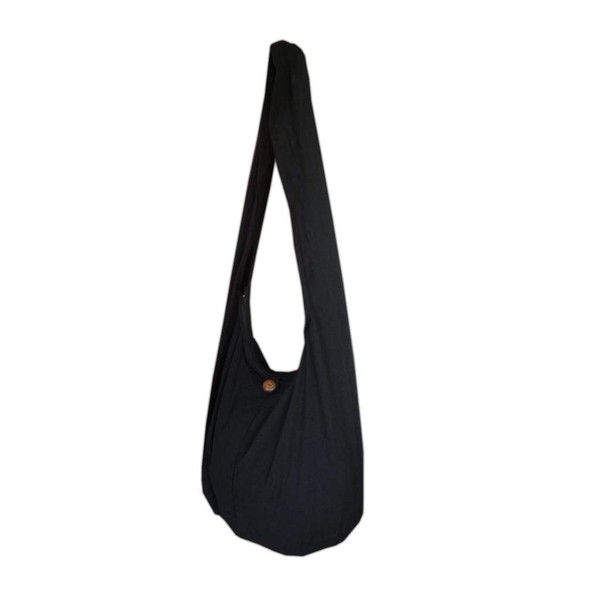 PANASIAM large shoulder bag with zipper & extra inside pocket for men & women
