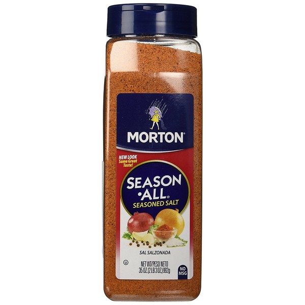 Morton Season-All Seasoned Salt Ounce 35 Ounce (Pack of 2)