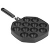 12 Cavities Aluminum Takoyaki Pan Maker Octopus Balls Egg Puffs