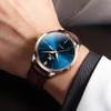 OLEVS Watches for Men, Mens Brown Waterproof Dress Classic Casual