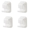 Kopida 4Pcs Wall-Hung Washbasin Hook Multifunction Wall Hooks Kitchen Bathroom