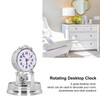 Desk Clock European Style Quiet Environment Internal Rotation Home Decoration