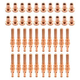 TIANLYLIN 20pcs 9-8215 Plasma Electrode 20pcs 9-8210 Plasma Nozzle Fit Thermal Dynamics SL60/SL100 Cutting Torch Consumables
