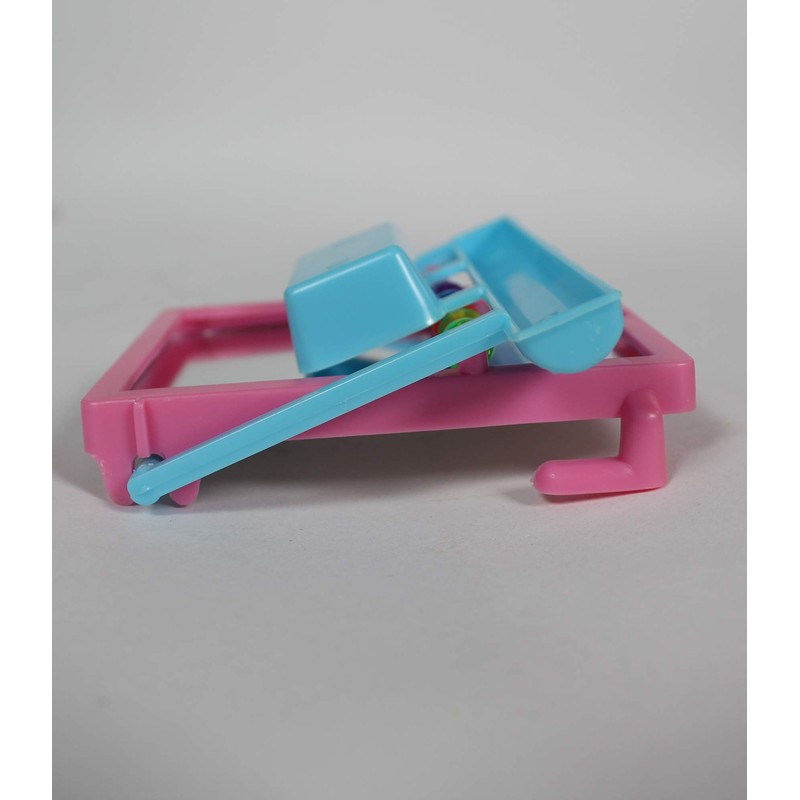 Penn-Plax Bird Life - Landing Perch with Mirror and Beads