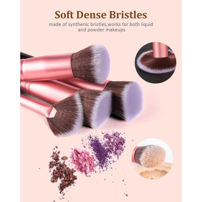 BESTOPE Pro Makeup Brush Set of 16 Foundation Blending Premium