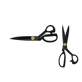 Premium Carbon Dressmaking Scissors Fabric Scissors Professional Sewing Scissors Black (Size 8 Inches - Length 20 cm)