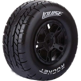 LOUISE SC Rock Soft / Rim Black Short C (Pack of 2)