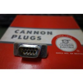 ITT CANNON DEM 9P - 9 Pin Hermetically Sealed Gold Plated Pin Male Connector