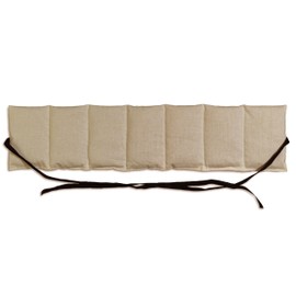 Cherry Stone Cushion 7 Chamber with Ribbon 65 x 15 Raw White Heat Cushion Back Grain Cushion