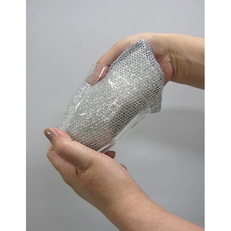 OHE Clean Keeping Aluminum Net Sponge, Pack of 3