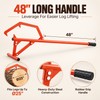 Timberjack Log Roller for Moving Logs – Adjustable Carbon Steel