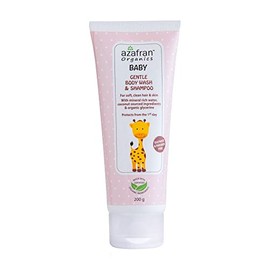 Azafran Organics Baby Gentle Body Wash and Shampoo, 200g