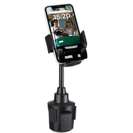 KEMIMOTO Car Cup Holder Phone Mount 360° Adjustable Cell Phone Holder Compatible with Car, Golf Cart, Truck, ATV, Black