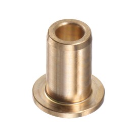 QUARKZMAN Flange Bearing Sleeve 6 mm Bore 10 mm AD 20 mm Length 2 mm Flange Thickness Bronze Bushing Self-Lubricating Bushing Sleeve for Industrial Systems