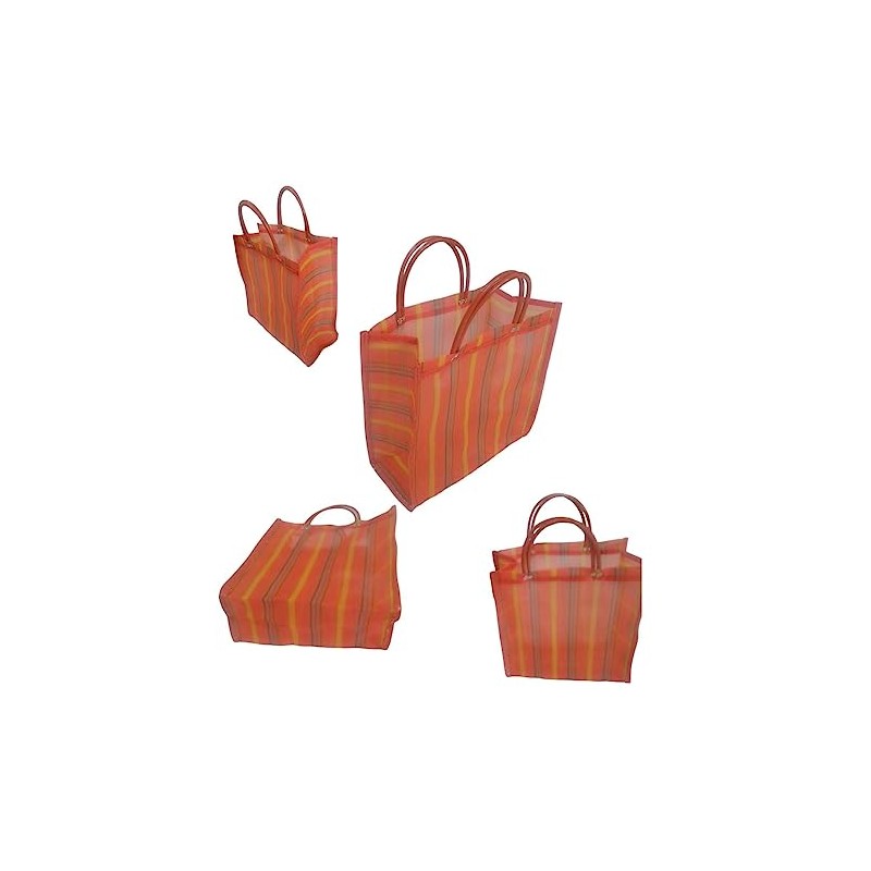 5 Bolsas mexicanas para el supermercado 30 x 30 cm.Para