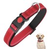 Dog Collar, Reflective Dog Collar with Safety Buckle, Adjustable Nylon