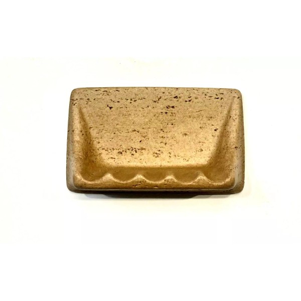 Squarefeet Depot Premium Quality Walnut Travertine Resin Soap Dish Holder