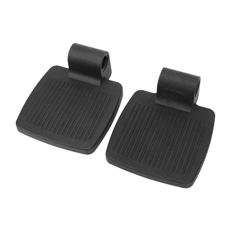 2pcs Wheelchair Footrests Professional Plastic Replacement Wheelchair Footplate Pedal Accessory