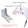 Zebra Shades Metal Blinds Mounting Bracket - Heavy Duty Support