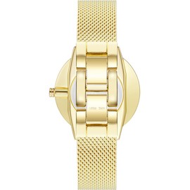 Nine West Women's Mesh Strap Watch, Green/Gold, Quartz movement