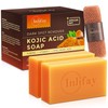 Inlifay Kojic Acid Soap Bar with Turmeric for Dark Spot