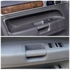 Hacreyatu Front Left Driver Interior Door Pull Handle Leather for