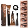 DLZZRS Peel-Off Brow Tint, Tattoo Eyebrow Gel Tint, High Pigmented,