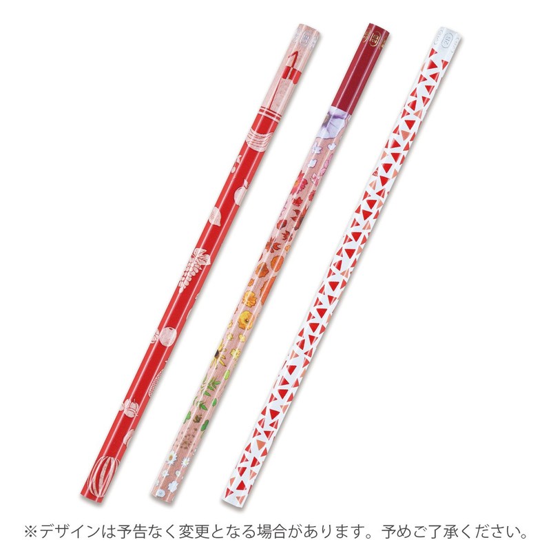 Writing pencil 2B Akaimono Series 1 dozen (12 pieces) red