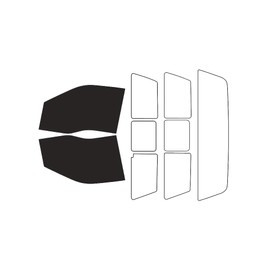 Rvinyl Window Tint Kit Compatible with Ford F-150 2015-2020 (2 Door Regular Cab) - Front Precut Kit - 20%