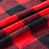 BEDELITE Fleece Throw Blanket for Couch Sofa Bed, Buffalo Plaid