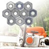 QHALEN Replacement 10Pcs Bar Nuts for STIHL Chainsaw MS170 MS180